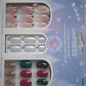 imPRESS THE NO GLUE MANI  LA MANICURE SANS COLLE Kit contains 90 Nails